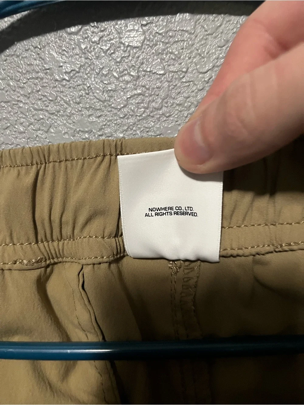 A Bathing Ape Khaki Active Pants